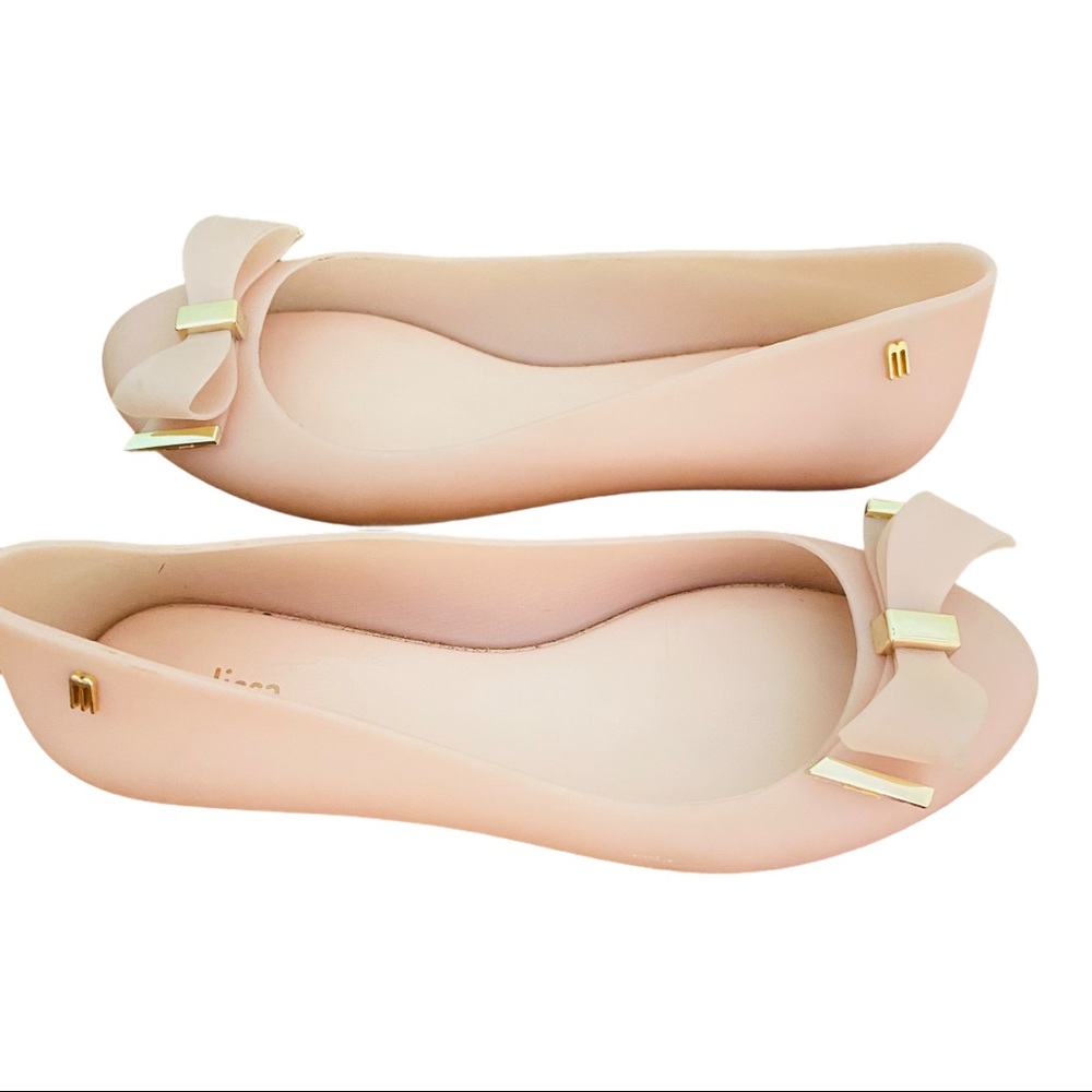Melissa Space Love III Pink Jelly Flats Size 7